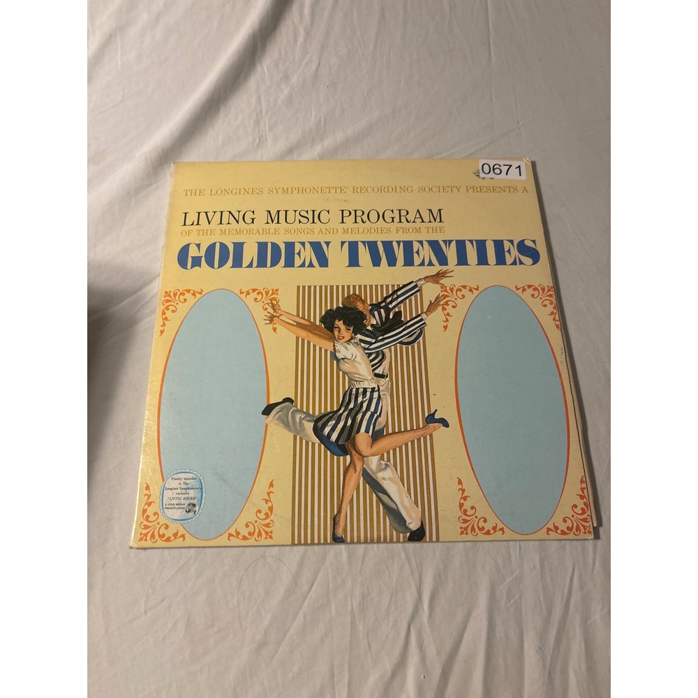 Longines‎ Symphonette Golden Twenties Vinyl Box Set Unisex 12" Gold Good Vintage